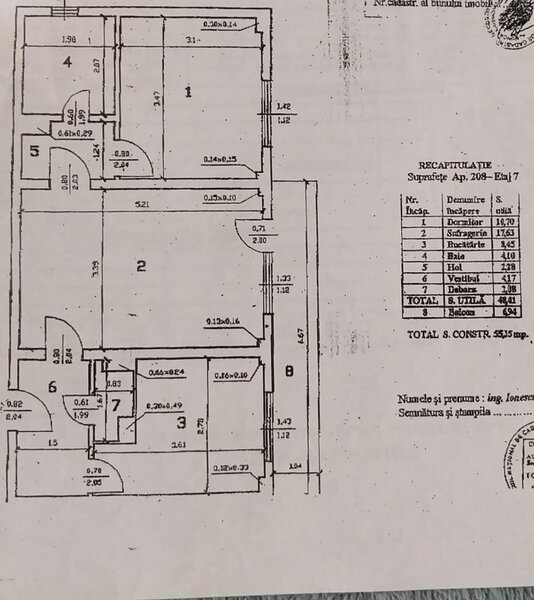 Militari, apartament 2 camere 56 mp, piata Veteranilor, bl, 1981